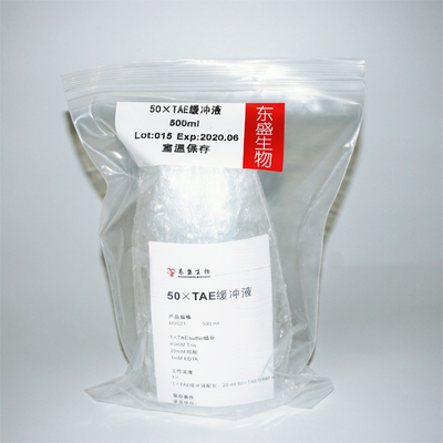 Απομονωτής 10× Tae που χρησιμοποιείται στο διαφανές χρώμα ηλεκτροφόρησης 500ml πηκτωμάτων