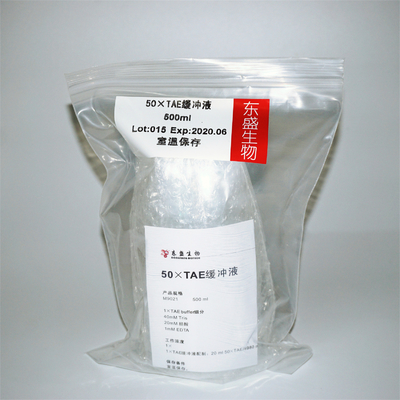 Απομονωτής 10× Tae που χρησιμοποιείται στο διαφανές χρώμα ηλεκτροφόρησης 500ml πηκτωμάτων