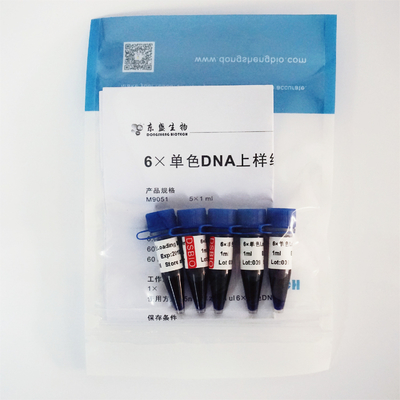 Συγκεκριμένα αντιδραστήρια ηλεκτροφόρησης DNA απομονωτών φόρτωσης πηκτωμάτων 6× M9051 1mlx5